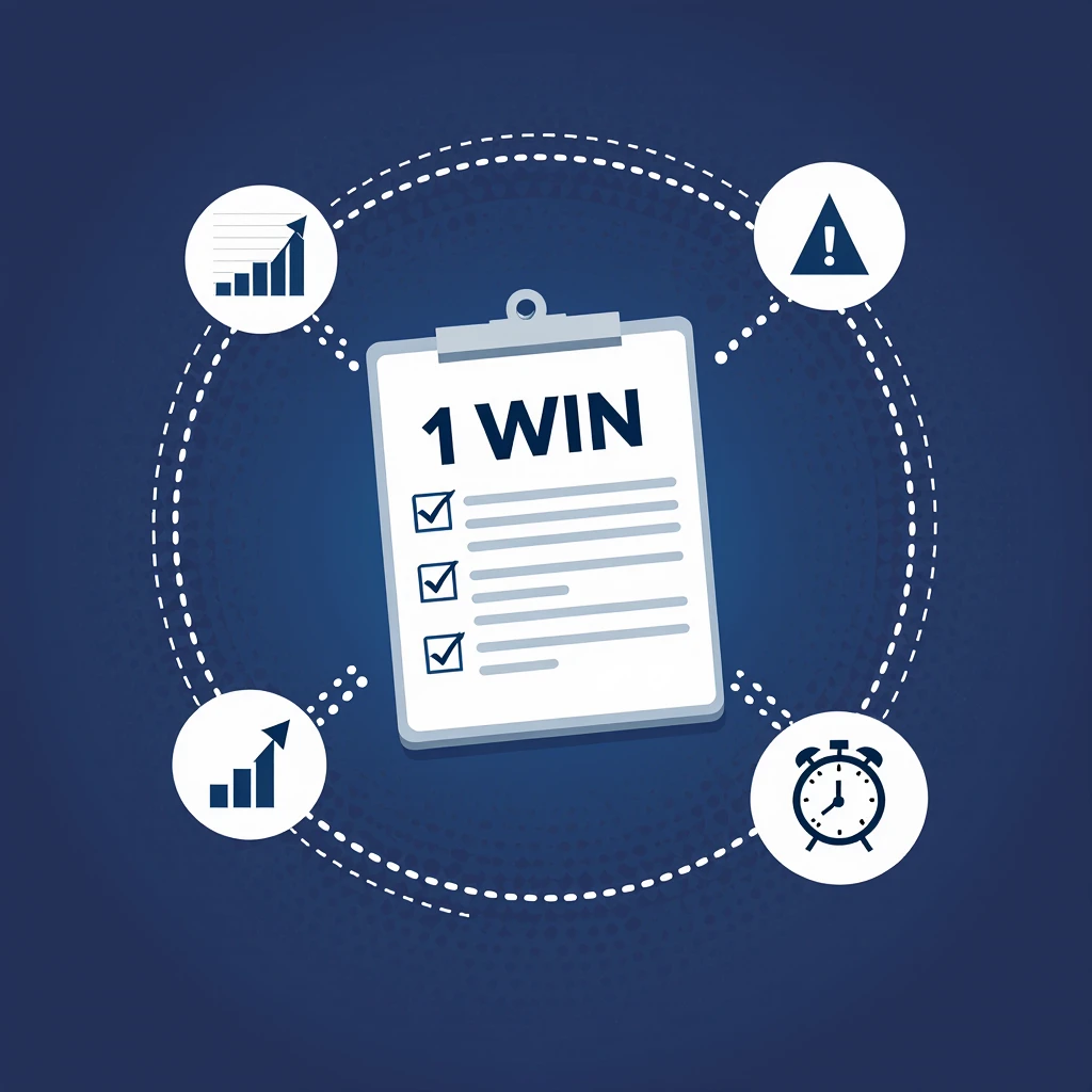 Estrategias de bonos en 1Win: checklist, progreso y tiempo